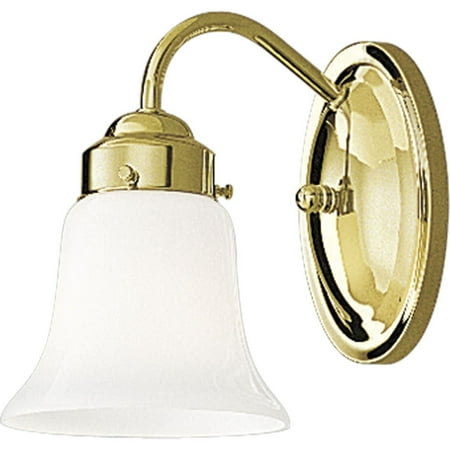 - Opal Glass One-Light Bath Bracket