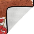 thumbnail image 5 of Dreamtimes Autumn Fox Pumpkin Area Rug 36x24in Cute Animal Non-Slip Floor Carpet Comfort Floor Mats Decor for Indoor Living Dining Room and Bedroom Area, 5 of 7