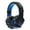 Black Blue, variant on Joernso LED Light Soft Ear Muff Adjustable Over-ear PC Notebook Gaming Wired Headset