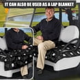 thumbnail image 5 of Whosucclay Golf Ball Pattern Golf Cart Seat Cover, Wear-Resistant Anti-Fade Blanket Cover for 2 Person Golf Cart Seat Thick Golf Cart Cover, 52.36"x 32.28", 5 of 7