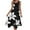 White#1, variant on Irregular Hem Floral Printed Sundress for Women Casual Lightweight Summer Beach Dress Flowy Sleeveless A-line Dresses