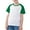Green, variant on 3-14Y Kids Baseball Tee Boys Girls Raglan T Shirt Blouse Short Sleeve Crewneck Casual Tops Cotton T-Shirt