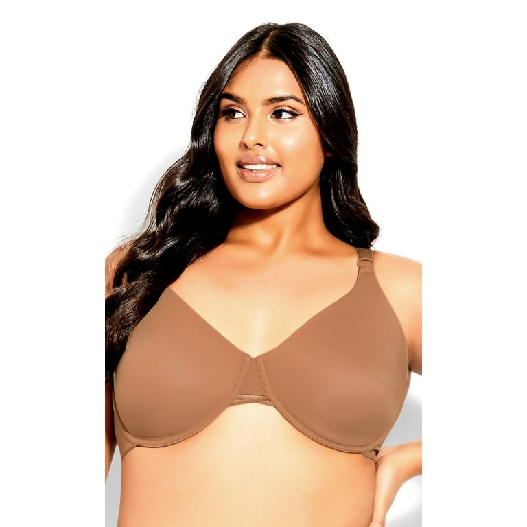 Avenue Womens Plus Size Fashion Back Smoother Bra 