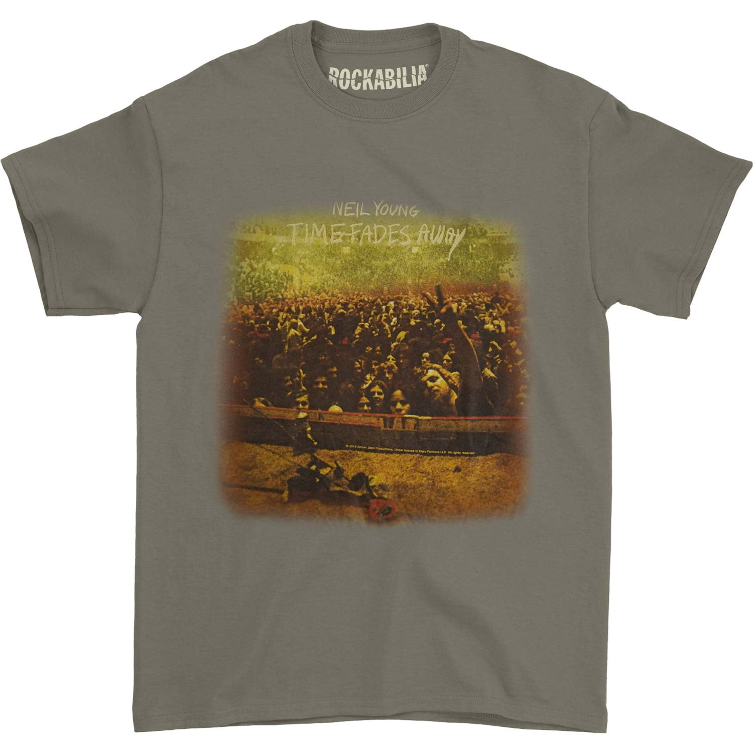 Neil Young Neil Young Men's Time Fades Away Organic Slim Fit Tshirt