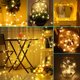 thumbnail image 2 of Luces de hadas de estrellas, 6M, 40 piezas, luces LED alimentadas por batería, dos modos, monocromáticas y decoración brillante, relámpagos para Navidad, bodas, cumpleaños, fiestas de San Valentín, dormitorios, interiores y exteriores (blanco cálido) Sailing  Electrónica, 2 of 6
