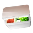 thumbnail image 3 of Mini refrigerador refrigerador y calentador pequeño portátil Refrigerador de bajo consumo de energía con espejo cosmético CA 220 V enchufe CN 12 l dorado tanto para el hogar como para el vehículo, 3 of 10