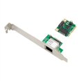 thumbnail image 3 of Tarjeta de red de 2,5 Gb, adaptador LAN Gigabit Ethernet de 2500 Mbps, 1 puerto RJ45 Mini PCIe para PC de escritorio, 3 of 4
