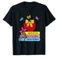 thumbnail image 1 of AALJY Created By God Called To Teach Pretty Books Christian T-Shirt, 1 of 5