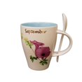 thumbnail image 1 of September Morning Glory Cup and Spoon Set, 1 of 1