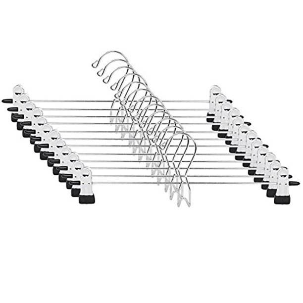 Metal Cascading Pants Hanger (Set of 12)
