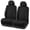 Black Front Seat, variant on Road Comforts PolyPro Car Seat Covers– Front Seat Covers, Easy to Install, Universal Fit for Trucks Van SUV - Black