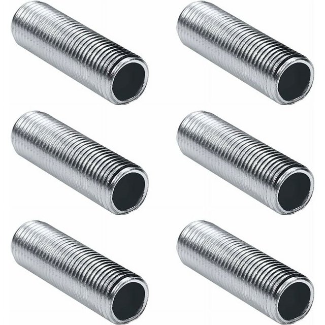 Juego de 6 piezas de 10 accesorios acoplados a los tubos de lámpara M10 Longitud: 30mm-Paso: Versalles de 1mm