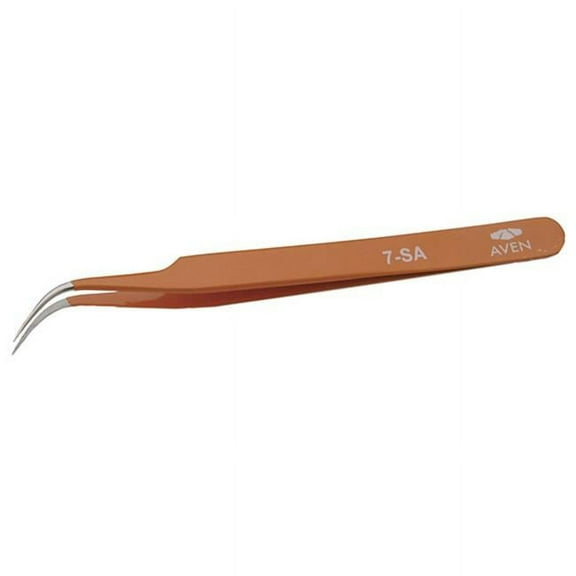 Aven 18072EZ Orange E-Z Pick Tweezers- Pattern 7-SA