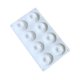thumbnail image 1 of Molde De Pastel De Silicona En Espiral De 8 Cavidades Molde De Rosquillas De Bricolaje Resistente Al Calor Antiadherente Fácil De Mover Molde Para Hornear Pasteles Para Hornear Pasteles De Mousse Yuarrent HA022157-00, 1 of 7