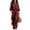 Wine, variant on Clossjun Linen Sets for Women Dressy Casual Cozy Outfits 3/4 Sleeve Top & Wide Leg Pants Fall Vacation Lounge Sets for Work Out Teacher S