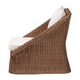 thumbnail image 4 of bali & pari Derris Boho Arm Chair, Peanut Brown, 4 of 9