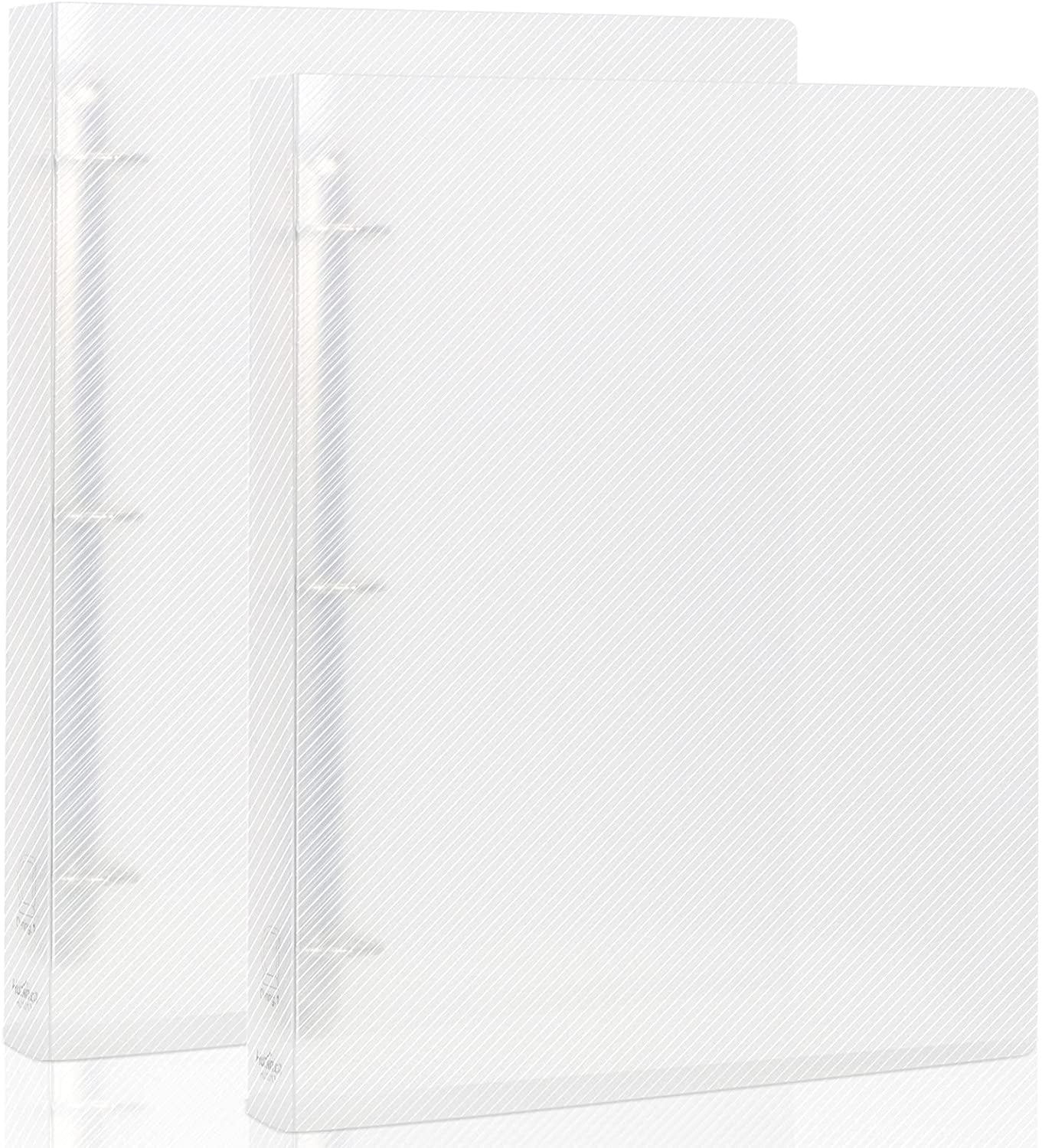 3 Ring Binder, Binder Organizer Holds 8.5'' x 11'' Paper, Large Clear ...