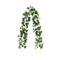 thumbnail image 2 of Floleo Artificial Eucalyptus Garland with Flowers, Christmas Decor Fake Garland for Wedding, Faux Greenery Garland Vines Table Runner, Summer Floral Decorations for Hanging, Wedding Backdrop, Indoor, 2 of 6