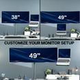 thumbnail image 5 of VIVO Single Ultrawide Monitor + Single Laptop Desk Mount, Up to 49 inch Screens, 5 of 8