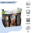 thumbnail image 5 of Large Hand-Held Storage Bag Kitchen Reusable Grocery Bags， Travel Tote Bags， Waterproof Tote，Laundry Bag，Beach Bag， Pool Bag Christmas Cute Kid, 5 of 8