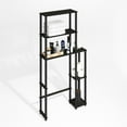 thumbnail image 6 of Furinno Turn-N-Tube Freestanding Over-The-Toilet Bathroom Shelves, Storage Rack with 5 Shelves, Black Espresso/Black, 6 of 6