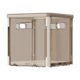 thumbnail image 3 of Organizador de almacenamiento en forma de cubo, plegable, práctico, con asas, para el hogar y el armario. Gris claro, 3 of 9