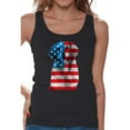 thumbnail image 1 of Awkward Styles Women's USA Flag Golden Retriever Graphic Tank Tops Independence Day Gift, 1 of 4
