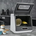 thumbnail image 3 of 110V 800W Countertop Dishwasher - Stainless Steel,3 Wash Modes + Fruit Wash,Touch Control,Space-Saving,Ideal for Small Kitchens & RVs, 3 of 18