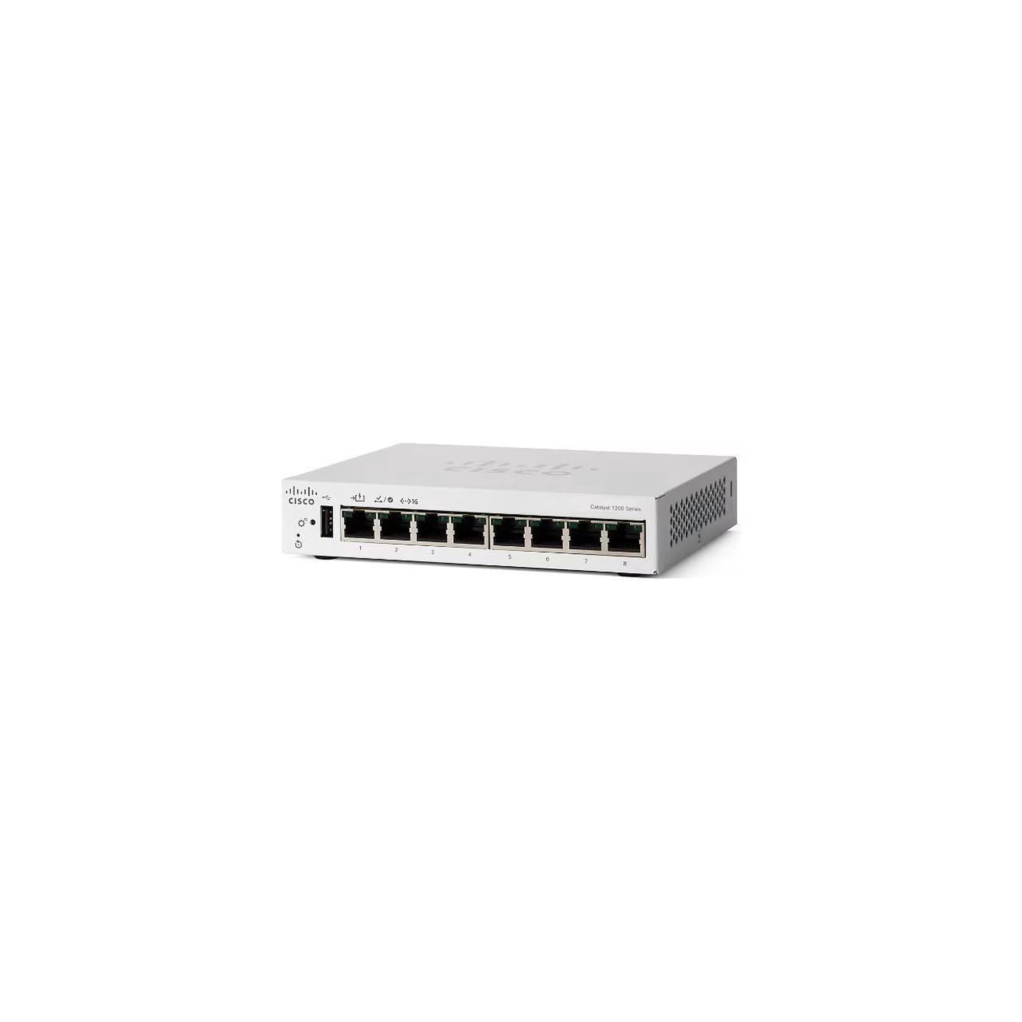 Cisco Catalyst C1200-8T-D Ethernet Switch 8 Ports - Manageable - Gigabit Ethernet - 10/100/1000Base-T - 3 Layer Supported