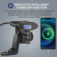 thumbnail image 1 of 3.0 Motorcycle Phone Charger Dual USB A/C Quick Charge 3.0 Motorcycle USB Charger Intelligent Power Outage Waterproof Motorcycle Accessories for Phone, Tablet, GPS with Rearview, 1 of 7