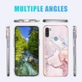 thumbnail image 4 of Compatible with Samsung A11 Case Marble Silicone,Full Body Protection Shockproof Samsung Galaxy A11 Phone Case Thin Hard PC and Soft TPU Pink Cover (Pink), 4 of 7