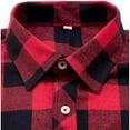 thumbnail image 2 of Camisas de hombre, camisas casual de cuadros, camisas de manga larga., 2 of 5