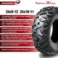 thumbnail image 2 of Full Set ATV tires 24x8-12 & 24x10-11 F 04-17 Honda Fourtrax Rancher TRX400 420, 2 of 10