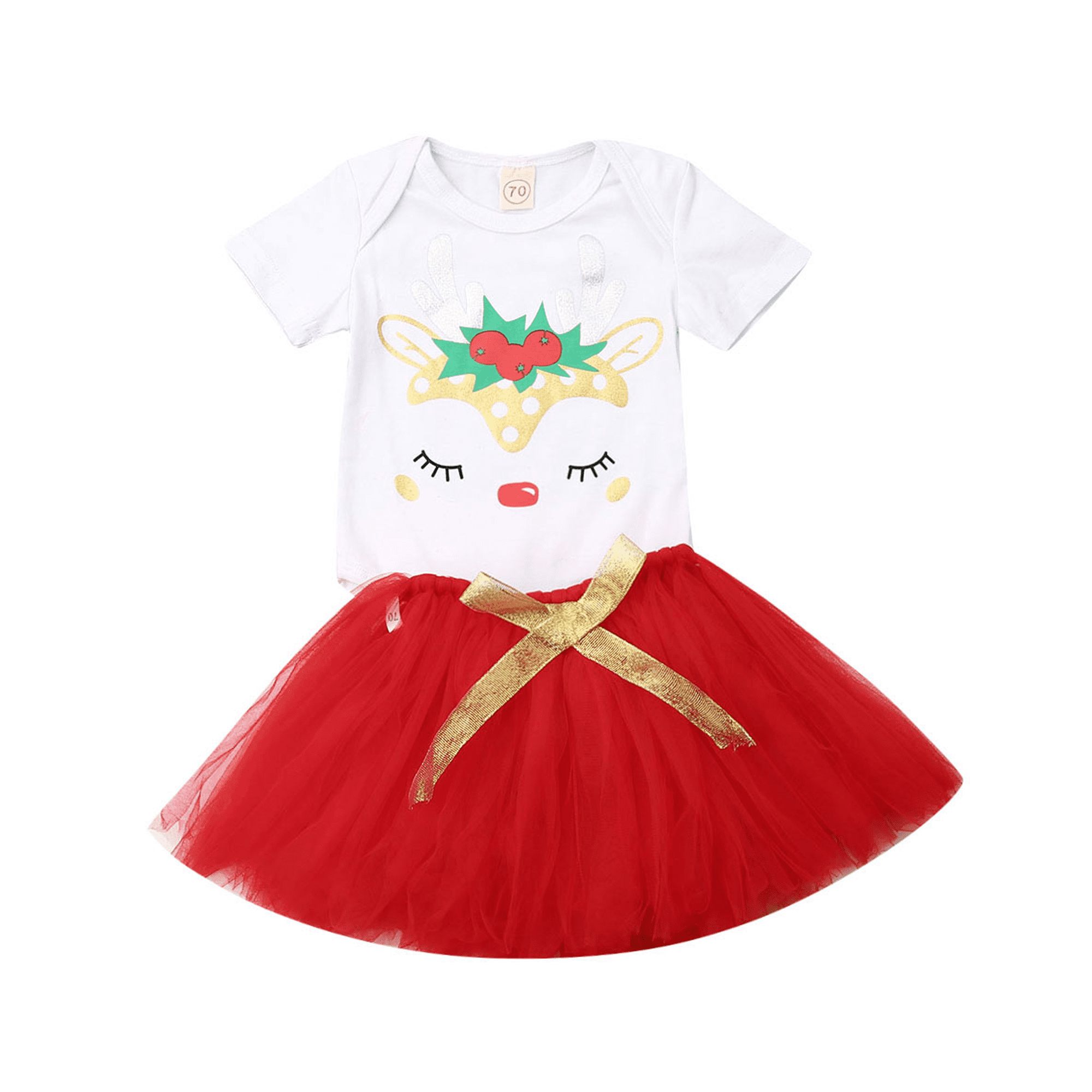 girl red tutu skirt