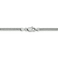 thumbnail image 4 of 14K White Gold 2.3mm Franco Chain 24 Inch, 4 of 6