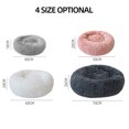 thumbnail image 2 of Soft Plush Round Pet Bed Cat Soft Bed Cat Bed for Cats Small Dogs, 2 of 7
