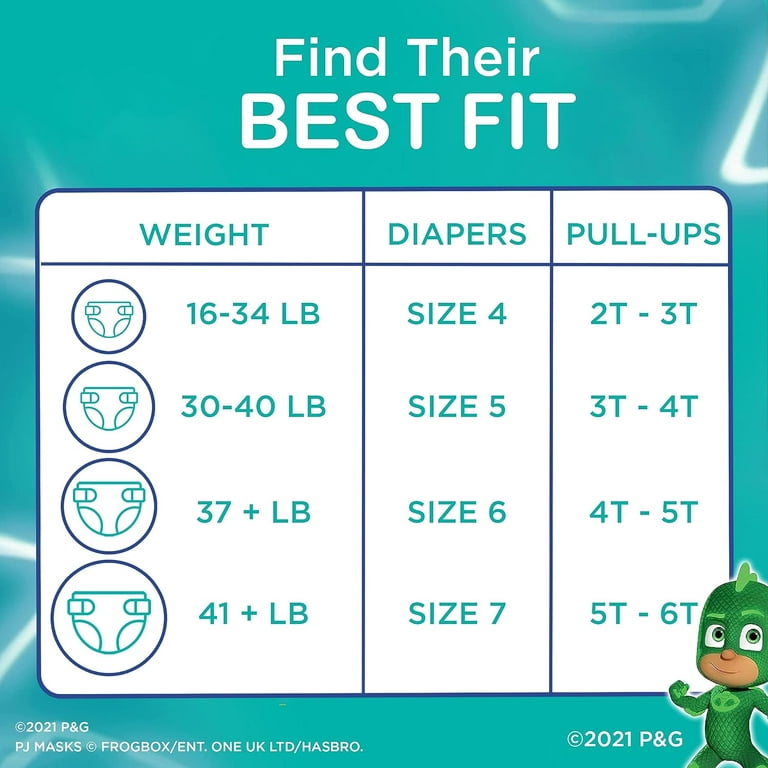Pampers Easy Ups Training Underwear Girls Size 4 2T-3T 80 Count