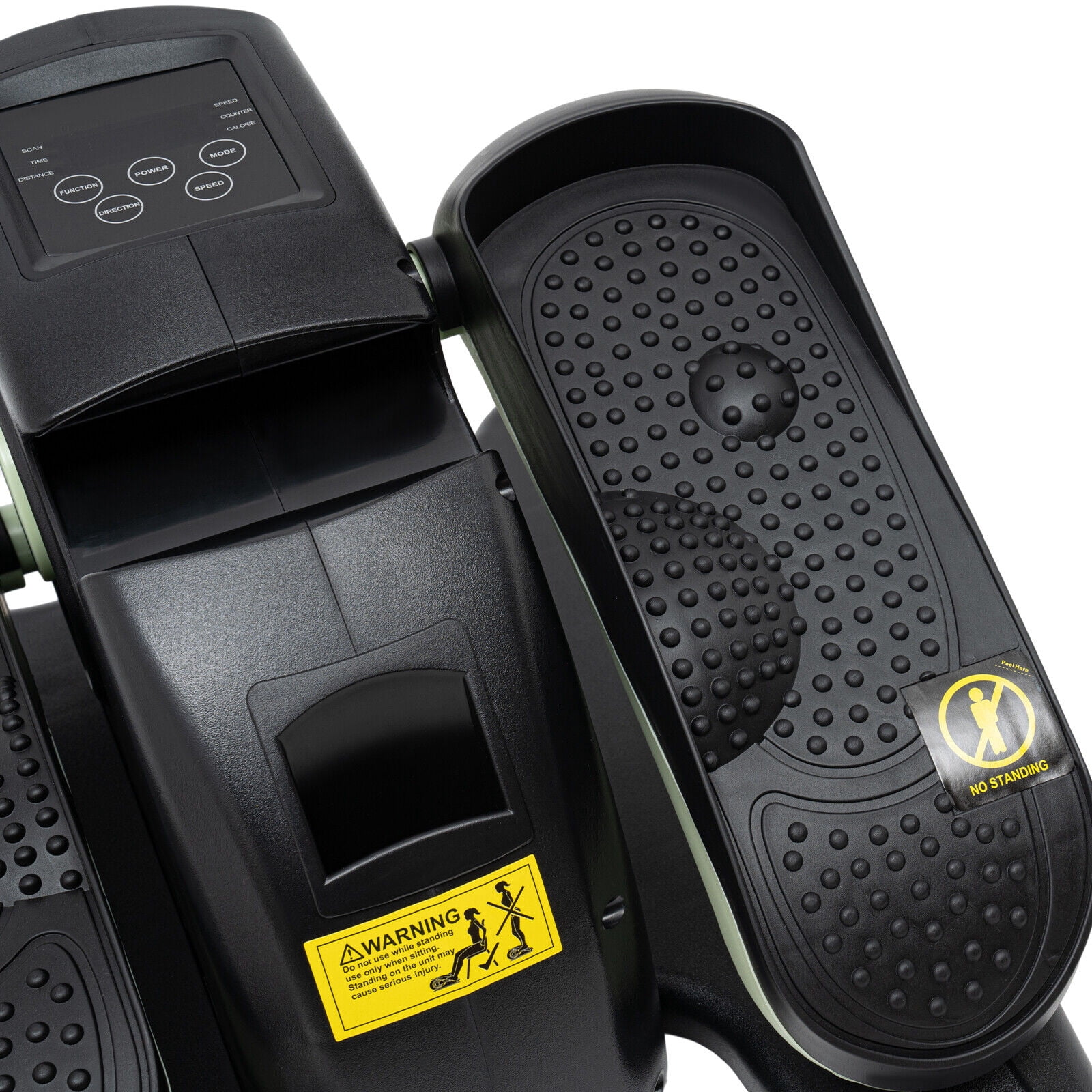 Under Desk Elliptical Machine Electric Seated Leg Foot Pedal Exerciser w/ Remote