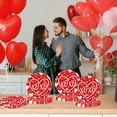thumbnail image 4 of Valentine's Day Party Plates - Disposable Paper Dinnerware for Celebrations and Gatherings, 20 Count, 4 of 6