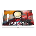 thumbnail image 2 of Rod Wave Placemats Set of 4, Washable Decorative Place Mats, Dining Table Placemats for Home Kitchen Party Banquets 12 X 18 Inch, 2 of 8