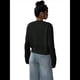 thumbnail image 4 of Suéter Tipo Cárdigan Corto de Larga con Botones y Cuello Redondo para Mujer, Ropa de Punto . Negro XL, 4 of 9