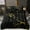 Gold Marble, variant on Move Over Black Gold Marble Comforter Set King Size Gold Metallic Marble Bedding Set Soft Microfiber Marble Bedding Set