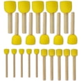 thumbnail image 3 of Vogacara 20 piezas pinceles de esponja para plantillas, esponjas para pintar DIY, pinceles para manualidades de dibujo para niños con mango de Type3, 3 of 6