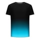 thumbnail image 5 of Mens Casual Pantalones Cortos Raya Impresión Suéter Fitness Deportes Camiseta, Poliéster Cuello Redondo Blusa para Al Aire Libre, Diario Y Primavera Verano Desgaste, 5 of 5