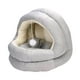 thumbnail image 3 of Cama para tienda de campaña para gatos, bola interactiva, saco de dormir para cabaña para gatos, cama cueva para gatos lavable a máquina para gatos de L, 3 of 8