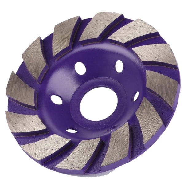 Disco de pulido con segmento de diamante de 100 mm x 5 mm con 6 orificios para mármol, hormigón y piedra