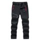 thumbnail image 3 of Pantalones de esquí Soft Shell a prueba de viento para otoño e invierno, pantalones de secado rápido gruesos con forro polar para hombre, pantalones de carga de polar para exteriores para hombre, 3 of 6