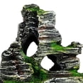 thumbnail image 3 of Decoración de acuario de resina Sunnimix adorno de piedra para cueva Paisaje del acuario 11x5x11cm, 3 of 4
