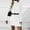 White, variant on Swuxness Women Long Sleeve Knit Sweater Dresses, Women Casual Mini Dresses, Women's Solid Color High Neck Slim Long Sleeve Belted Knee Length Knit Sweater Dress Coffee, S