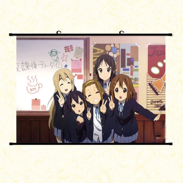 Póster mural de tela de anime K-On, 40 x 60 cm